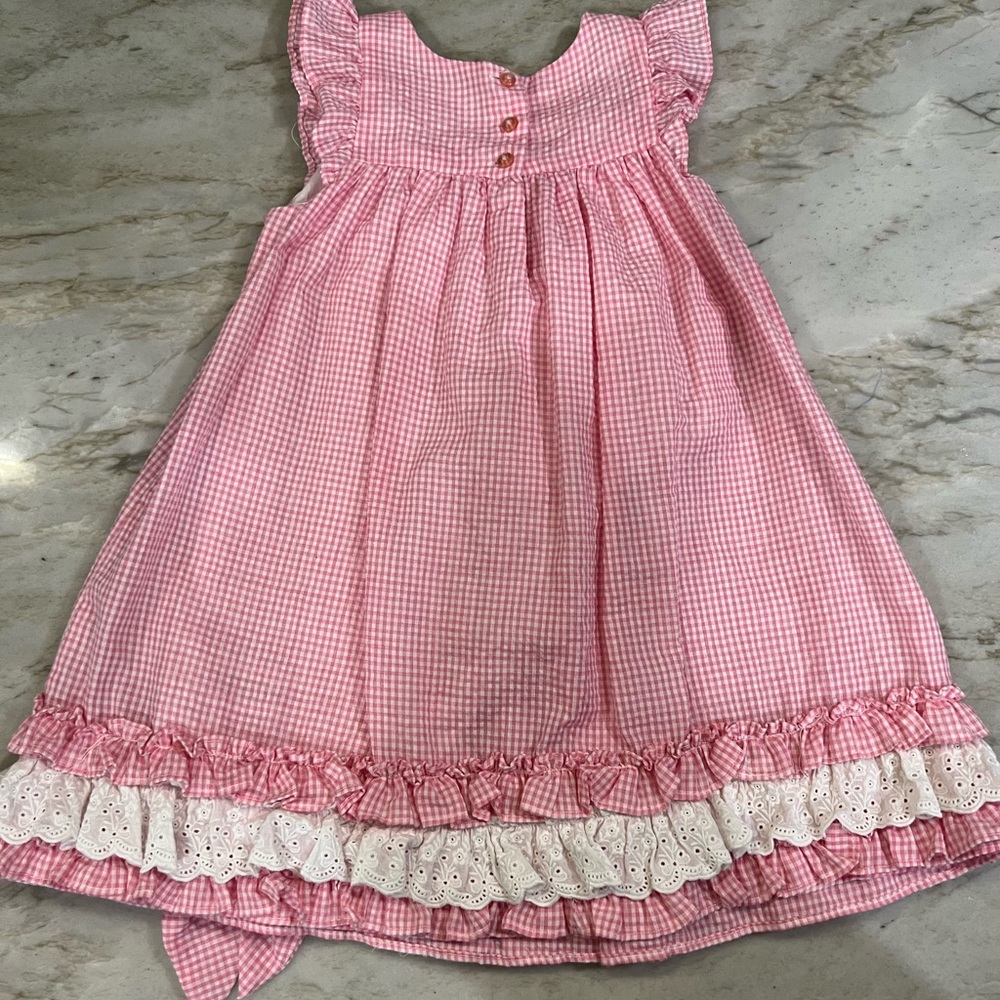 Laura Ashley pink and white gimgim dress! - Picture 5 of 9